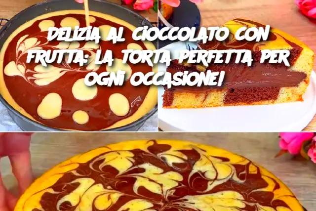 Delizia al cioccolato con frutta: la torta perfetta per ogni occasione! 