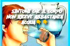 8 SINTOMI CHE IL CORPO NON RICEVE ABBASTANZA ACQUA
