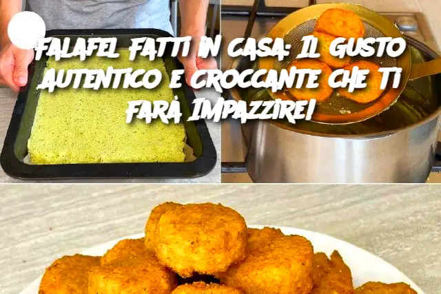 Falafel Fatti in Casa: Il Gusto Autentico e Croccante che Ti Farà Impazzire!