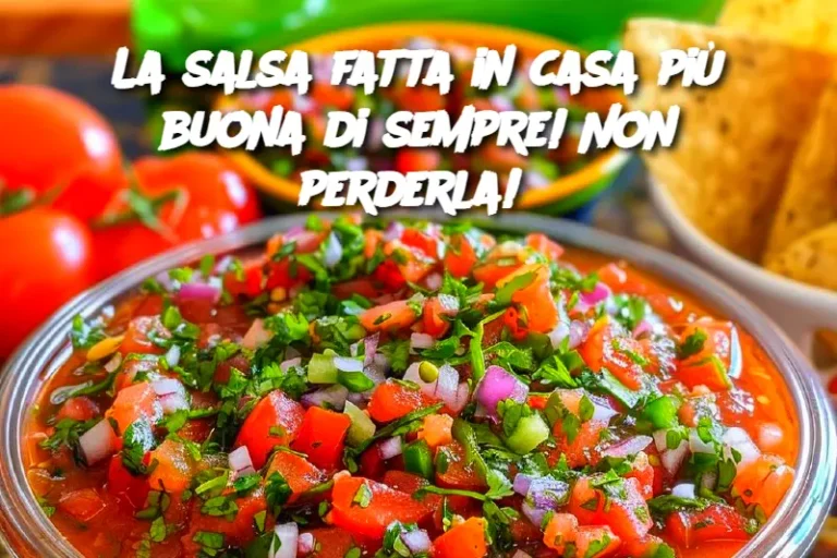 La salsa fatta in casa più buona di sempre! Non perderla! 