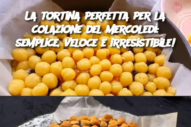 La tortina perfetta per la colazione del mercoledì: semplice, veloce e irresistibile!