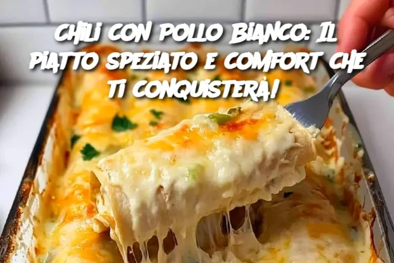 Chili con Pollo Bianco: Il piatto speziato e comfort che ti conquisterà! 