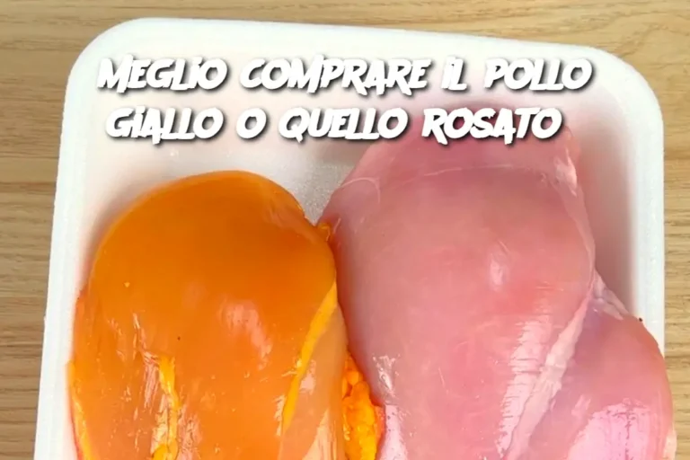 Meglio comprare il pollo giallo o quello rosato?
