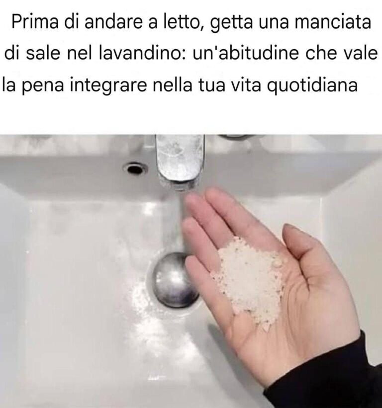 "Magia Bianca: Come il Sale Trasforma la Casa in Modo Sorprendente"