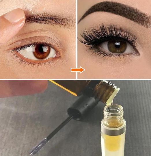 Secondo il segreto della nonna, le sopracciglia e le ciglia possono essere infoltite.