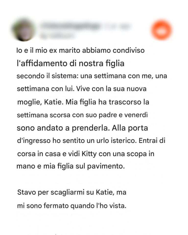 Ho visto mia figlia piangere con la nuova moglie del mio ex marito che rideva lì vicino prima di realizzare cosa fosse successo veramente