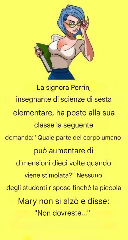 Questa studentessa pensa di aver posto una domanda "audace"... Ma la sua risposta inaspettata potrebbe farti ridere!