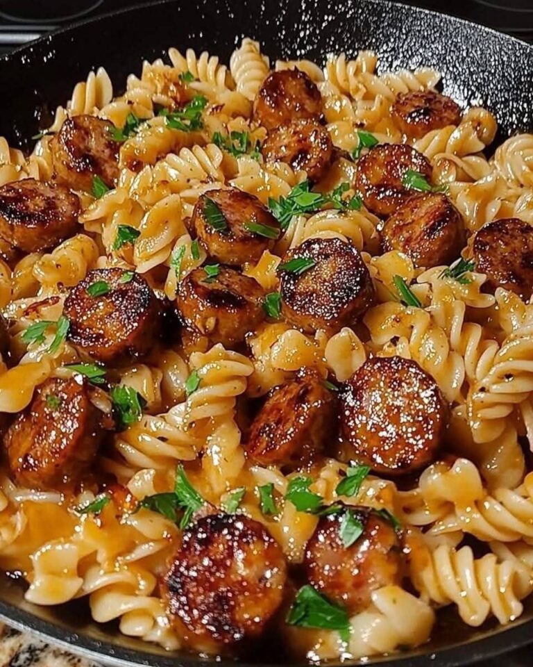 "Rotini cremosi al pollo e salsiccia: il comfort food in un'unica pentola"