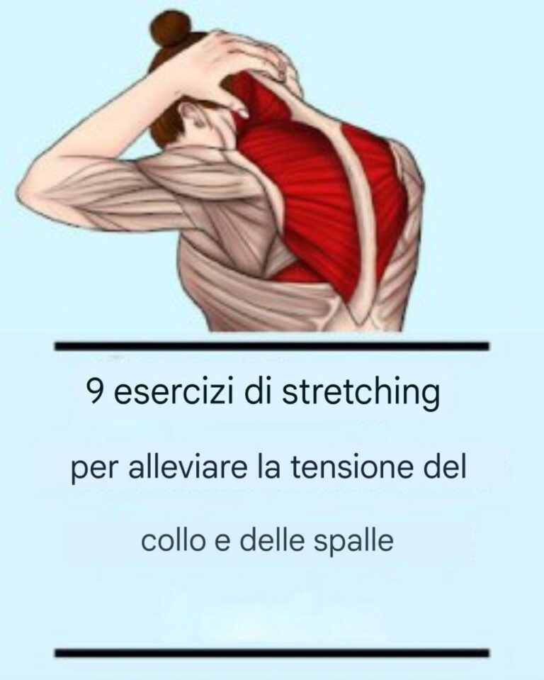 9 esercizi di stretching per alleviare la tensione di collo e spalle