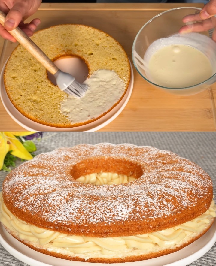 Delizia al Limone: Torta Soffice con Crema e Glassa al Mascarpone