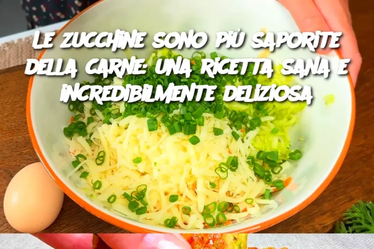 Le zucchine sono più saporite della carne: una ricetta sana e incredibilmente deliziosa
