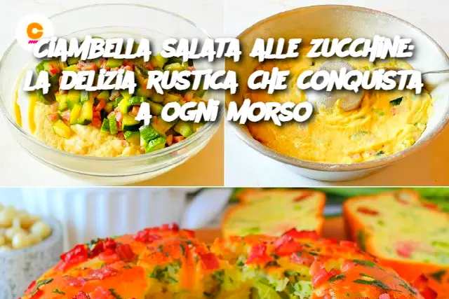 Ciambella salata alle zucchine: la delizia rustica che conquista a ogni morso