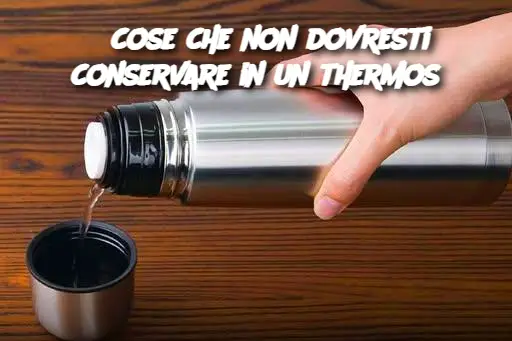 3 cose che non dovresti conservare in un thermos