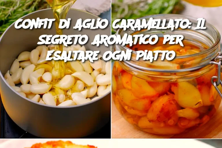 Confit di Aglio Caramellato: Il Segreto Aromatico per Esaltare Ogni Piatto