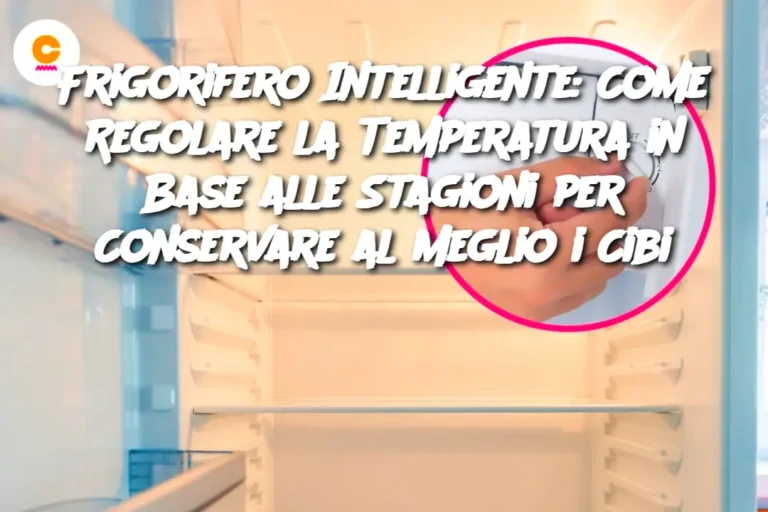 Frigorifero Intelligente: Come Regolare la Temperatura in Base alle Stagioni per Conservare al Meglio i Cibi