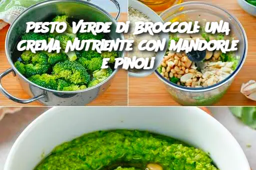 Pesto Verde di Broccoli: una Crema Nutriente con Mandorle e Pinoli