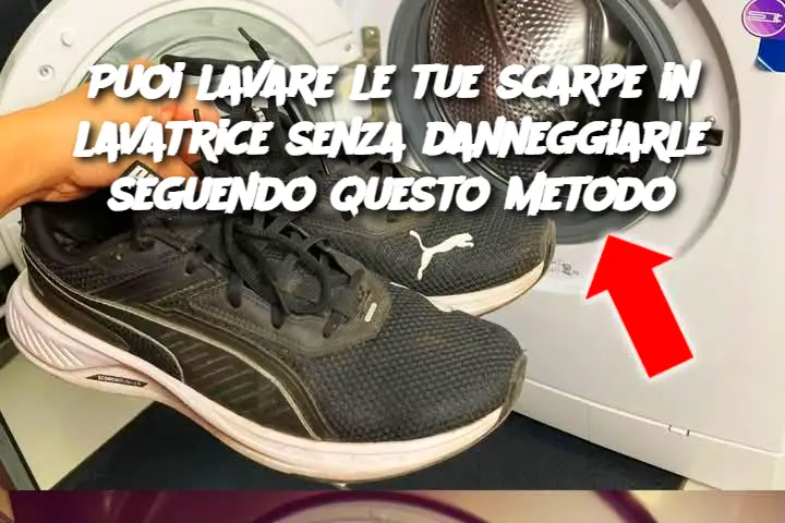 Puoi lavare le tue scarpe in lavatrice senza danneggiarle seguendo questo metodo