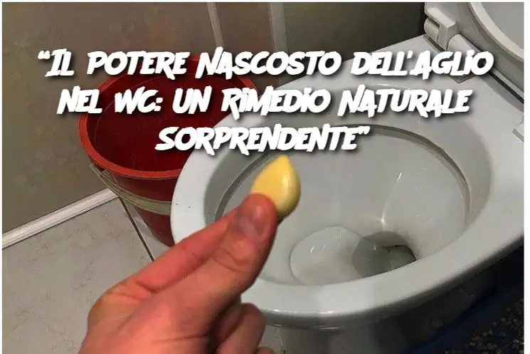 “Il Potere Nascosto dell'Aglio nel WC: Un Rimedio Naturale Sorprendente”