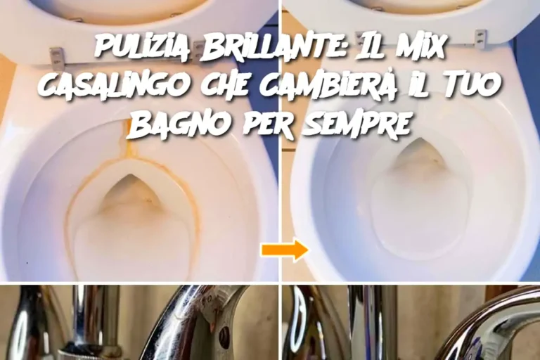 Pulizia Brillante: Il Mix Casalingo che Cambierà il Tuo Bagno per Sempre