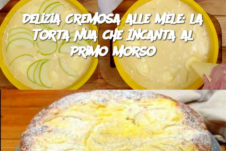 Delizia Cremosa alle Mele: la Torta Nua che Incanta al Primo Morso