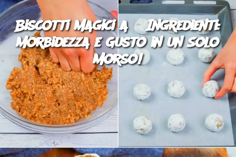 Biscotti Magici a 3 Ingredienti: Morbidezza e Gusto in un Solo Morso!