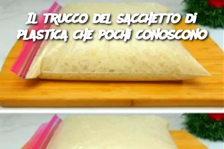 Il trucco del sacchetto di plastica che pochi conoscono