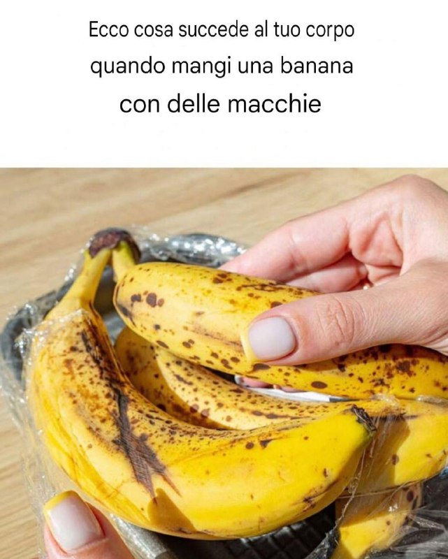 Ecco cosa succede al tuo corpo quando mangi una banana con delle macchie