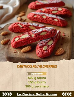 Cantucci all’Alchermes: Il Fascino del Classico Toscano in una Nuova Veste Rosata