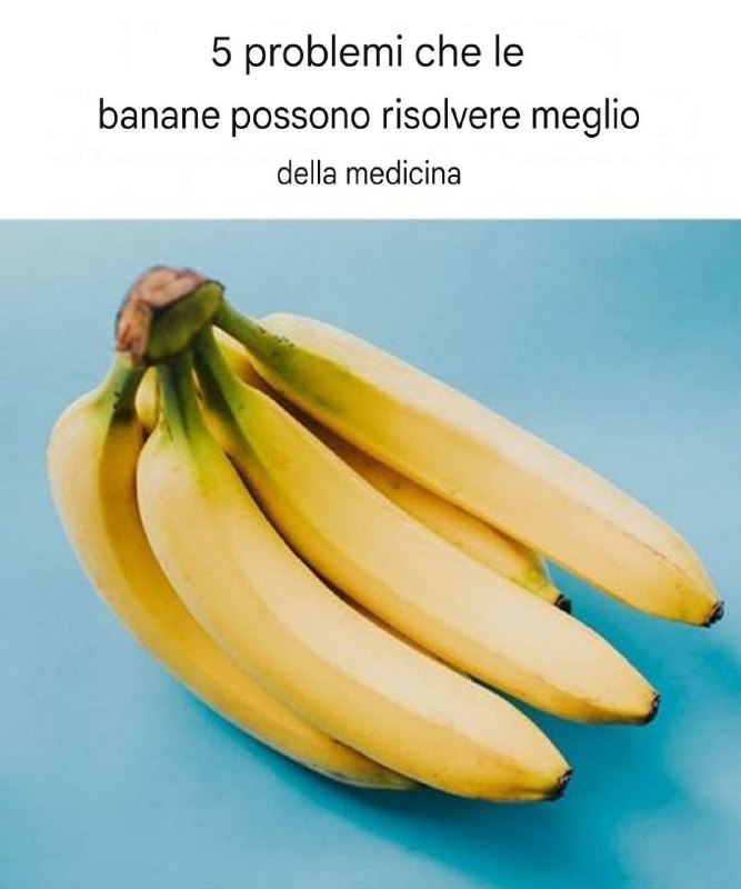 5 problemi che le banane possono risolvere meglio della medicina