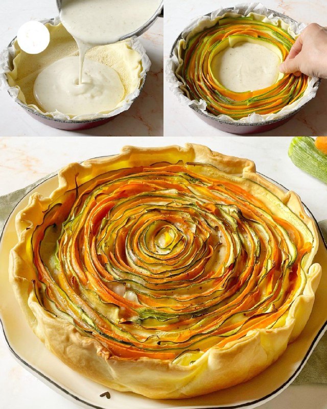 Torta Rustica alle Verdure di Stagione – Fresca, Colorata e Semplicissima!"