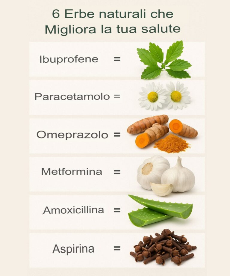 6 erbe naturali che migliorano la salute