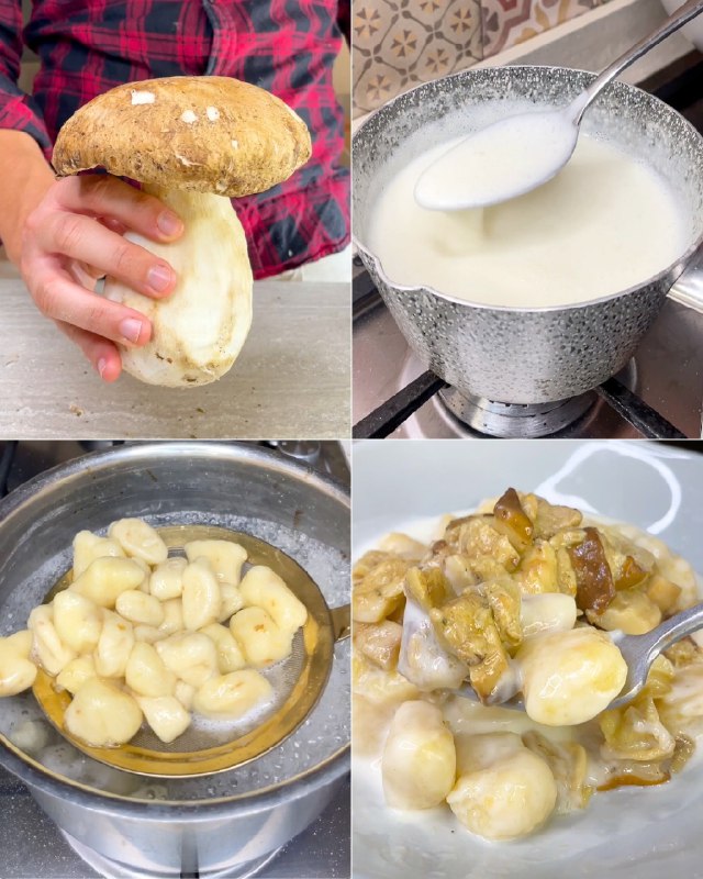 Gnocchi Cremosi con Funghi e Taleggio: Un Tuffo nel Gusto Autunnale