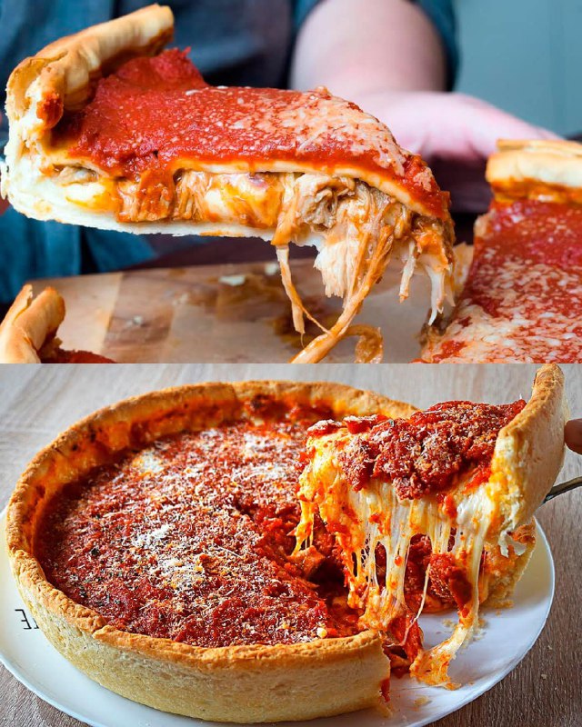 Pizza Chicago Style: Il Cuore Goloso dell’America in Versione Casalinga