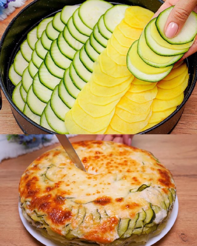 “Zucchine e Patate al Forno: Il Contorno Furbo che Fa Innamorare Tutti!”