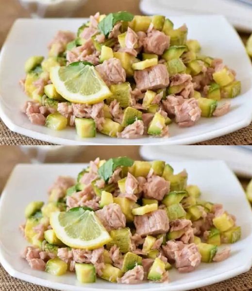 Freschezza in Tavola: Insalata di Zucchine e Tonno dal Sapore Mediterraneo