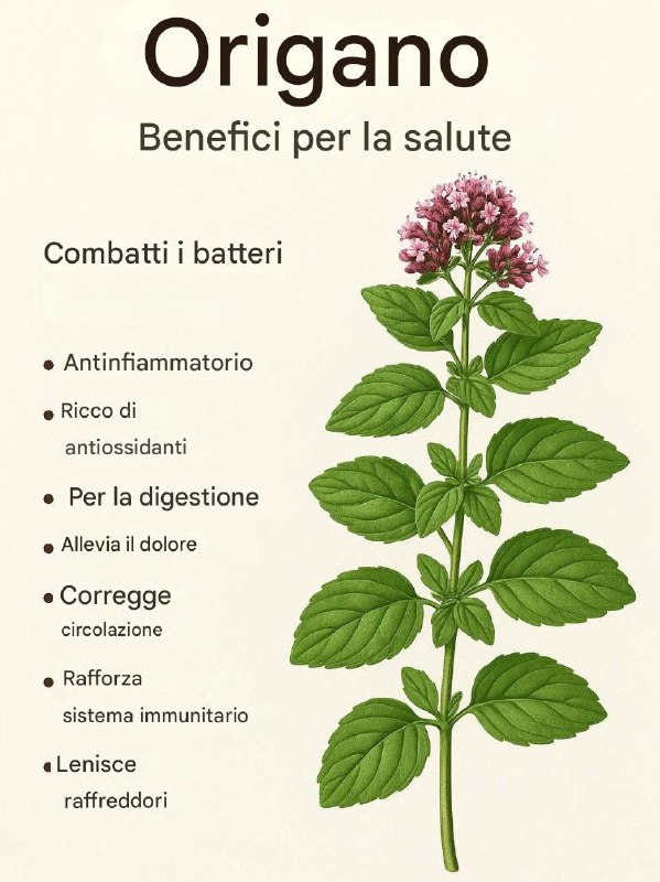 Origano: un antibiotico naturale che non può mancare in casa..