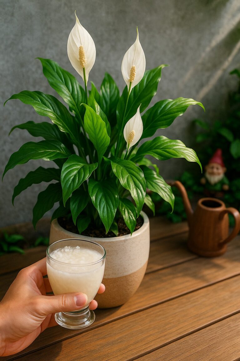 Lo spatifillo, con questo solo ingrediente, fiorisce fino a 10 anni consecutivi.