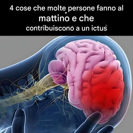 4 abitudini mattutine comuni che possono aumentare il rischio di ictus