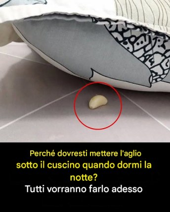 Perché dovresti mettere l'aglio sotto il cuscino quando dormi la notte?