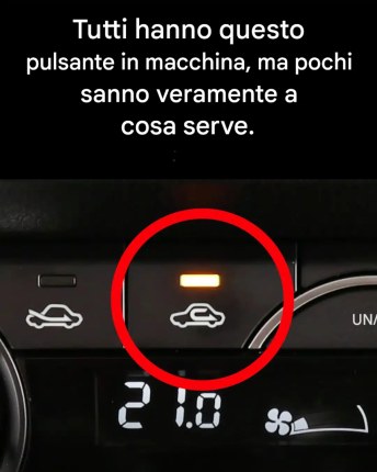 A cosa serve questo pulsante nell'auto?