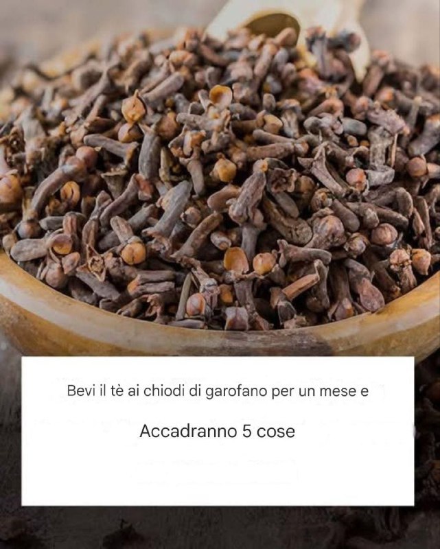 Benefici dell'infuso di chiodi di garofano