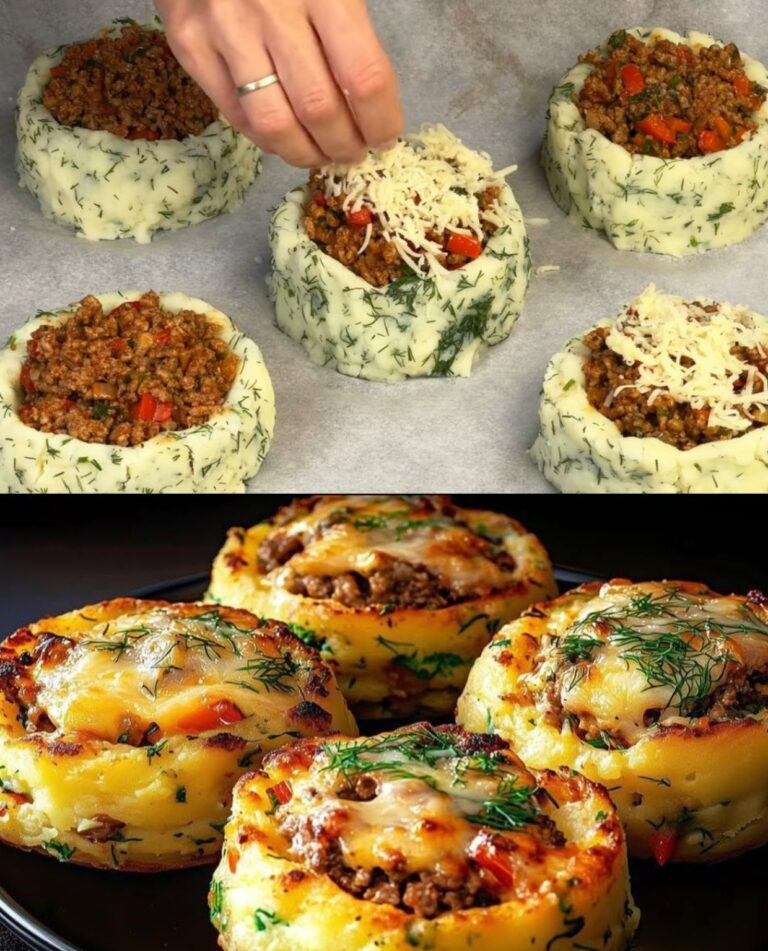 "Nidi di Purè Farciti al Forno: Un’Idea Creativa e Gustosa per la Tavola di Tutti i Giorni"