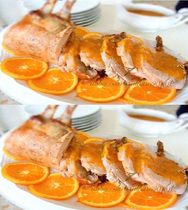 "Arista all’Arancia: Il Segreto per un Secondo Elegante dal Profumo Agrumato"