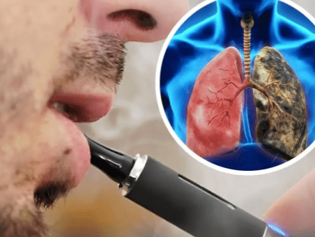 La simulazione mostra cosa succede al tuo corpo quando fumi sigarette elettroniche