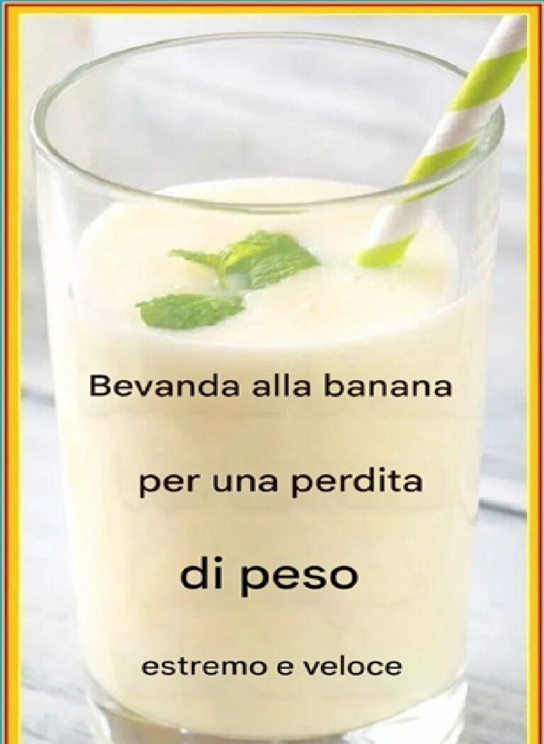 Frullato Brucia-Grassi alla Banana: Il Segreto Naturale per Snellire in Fretta!"