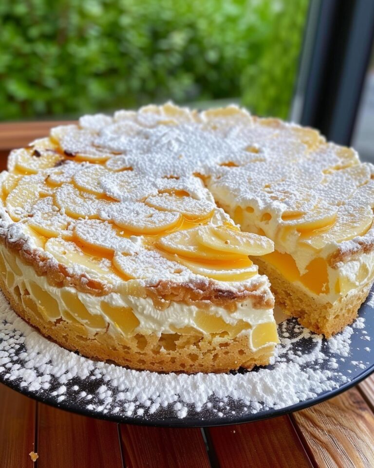 Torta Soffice alle Pesche e Panna: Un’Estate da Gustare Morso dopo Morso