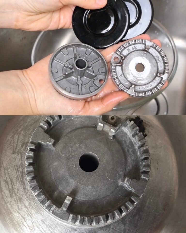 Brilla come nuovo! Il trucco casalingo per far risplendere i fuochi del piano cottura"