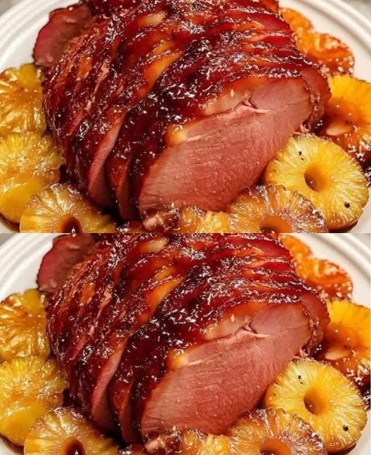 Prosciutto Glassato all’Ananas: Il Segreto di un Arrosto Festivo dal Gusto Inconfondibile