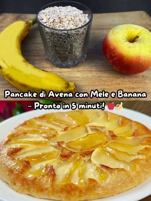 Pancake alla mela e avena: colazione sana con un tocco di dolcezza naturale