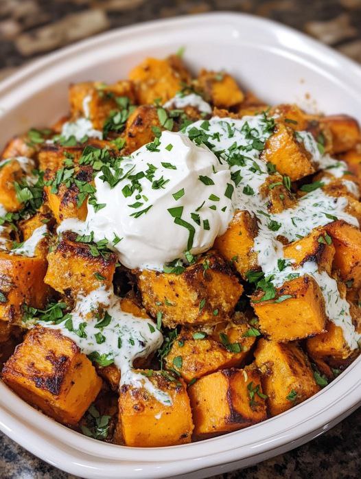 Delizia Vegana: Patate Dolci Arrostite con Spezie e Erbe Profumate